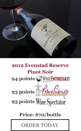 2012 Evenstad Reserve Pinot Noir - Price: $70/bottle