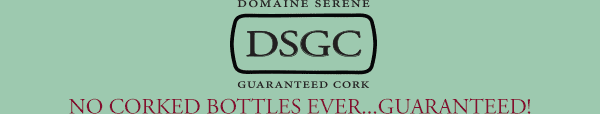 No corked bottles EVER…guaranteed!
