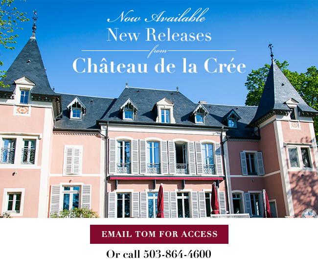 Now Available! New Releases from Chateau de la Cree
