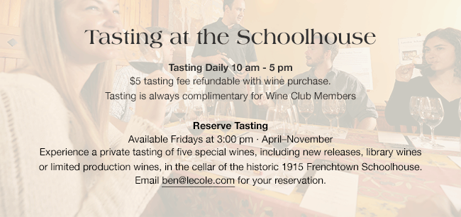Tasting at the Schoolhouse