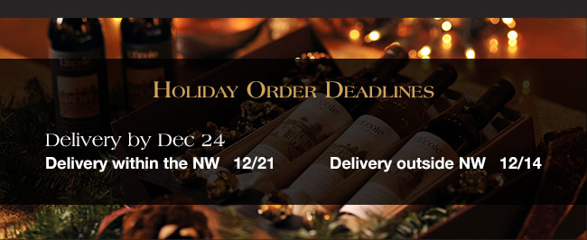 Holiday Order Deadlines