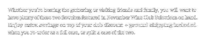 Enjoy extra savings on top of your club discount + ground shipping included when you re-order as a full case, or split a case of the two.