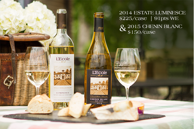 2014 Estate Luminesce & 2015 Chenin Blanc