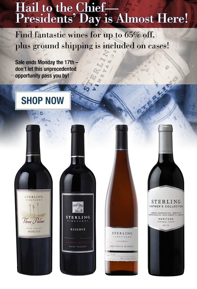 Hail to the Chief--Presidents' Day is Almost Here! Shop Now