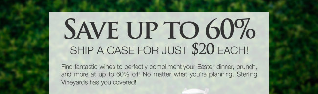 Save up to 60% - Ship a Case for just $20 each!