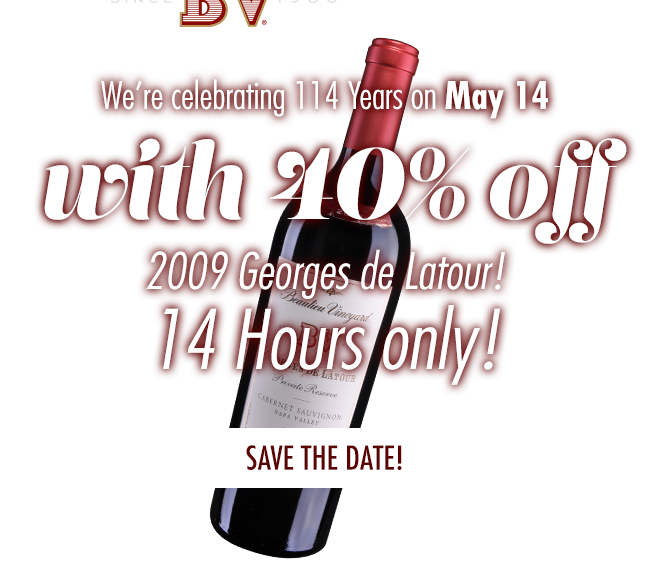 We're celebrating 114 Years on May 14 with 40% off!