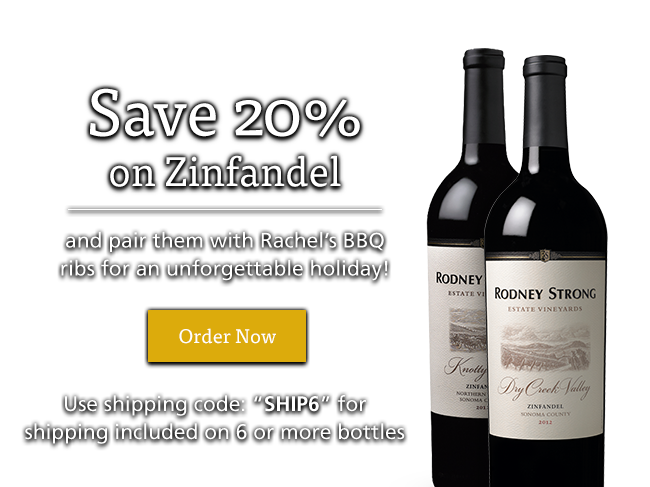 Save 20% on Zinfandel