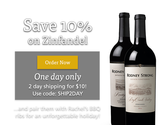 Save 10% on Zinfandel