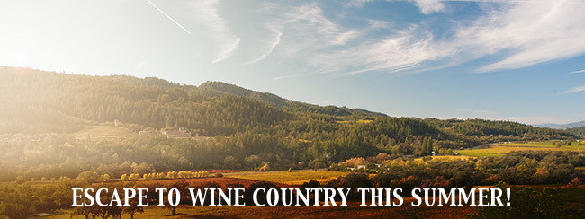 Escape to Wine Country this summer!
