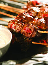 Pepper Steak Skewers